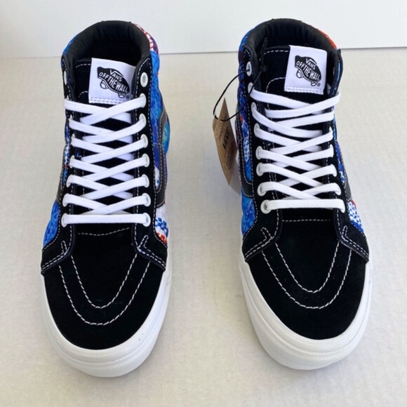 NEW Vans SpongeBob Sandy Liang Sk8-Hi 38 DX Shoes Patchwork 7 Women / 5.5 Men - Picture 5 of 16